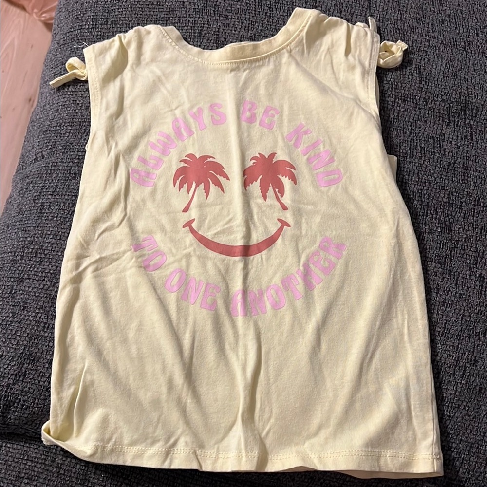 Kids Yellow Graphic Tee